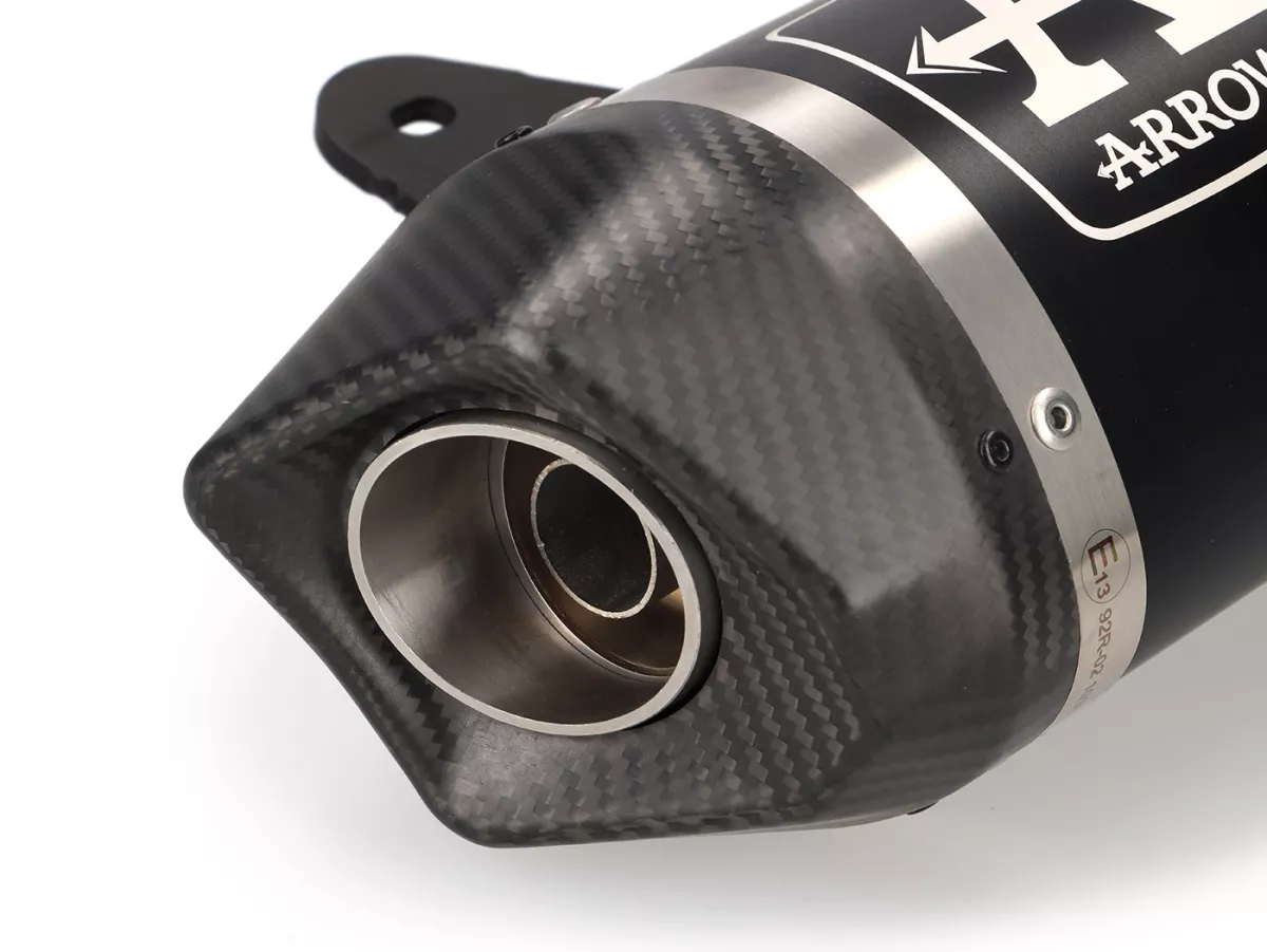 Scarico -ARROW- Urban Dark Aluminium / Carbon- Vespa GTS Super HPE 300 (Euro 5, ZAPMD3100, ZAPMD3101, ZAPMD3101) - Racing (2021-) Euro 5