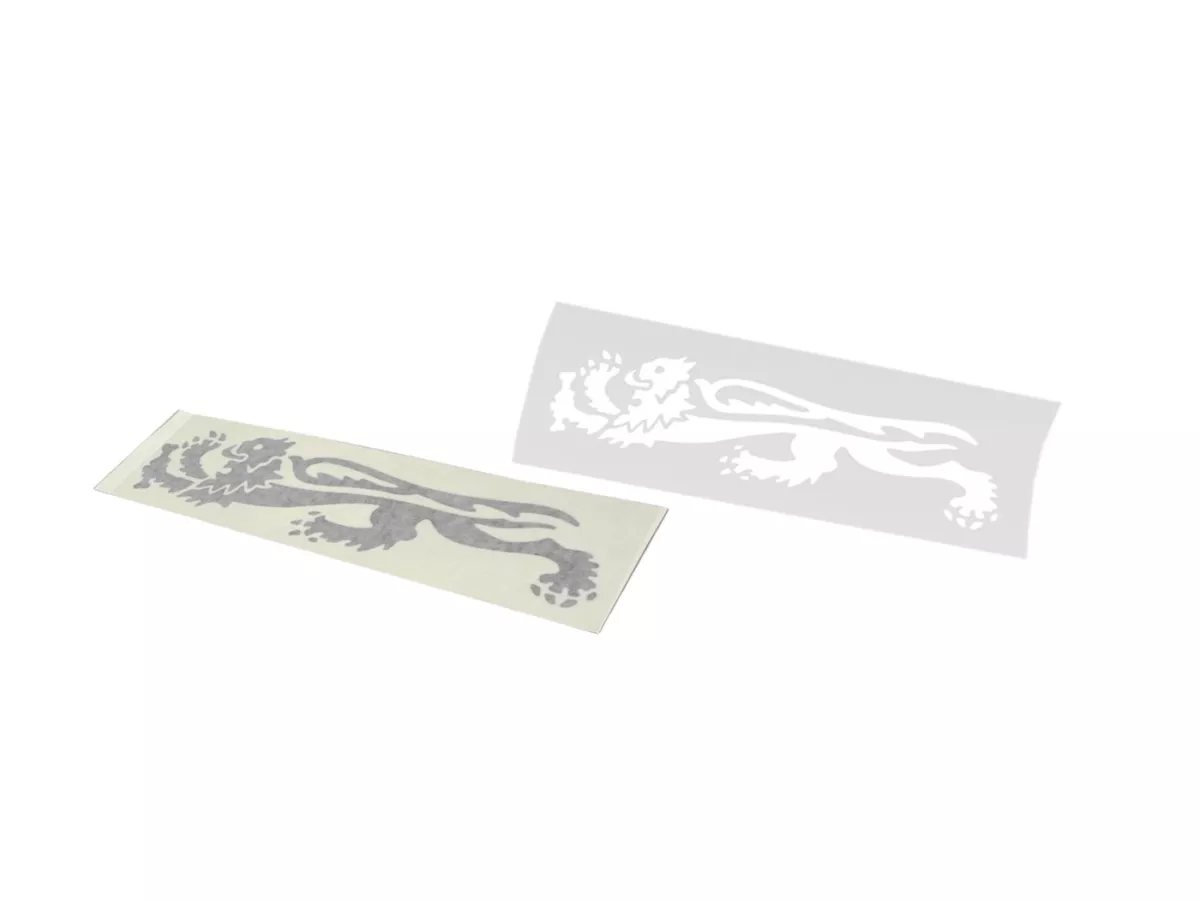 Sticker -MALOSSI lion 240mm- lhs -