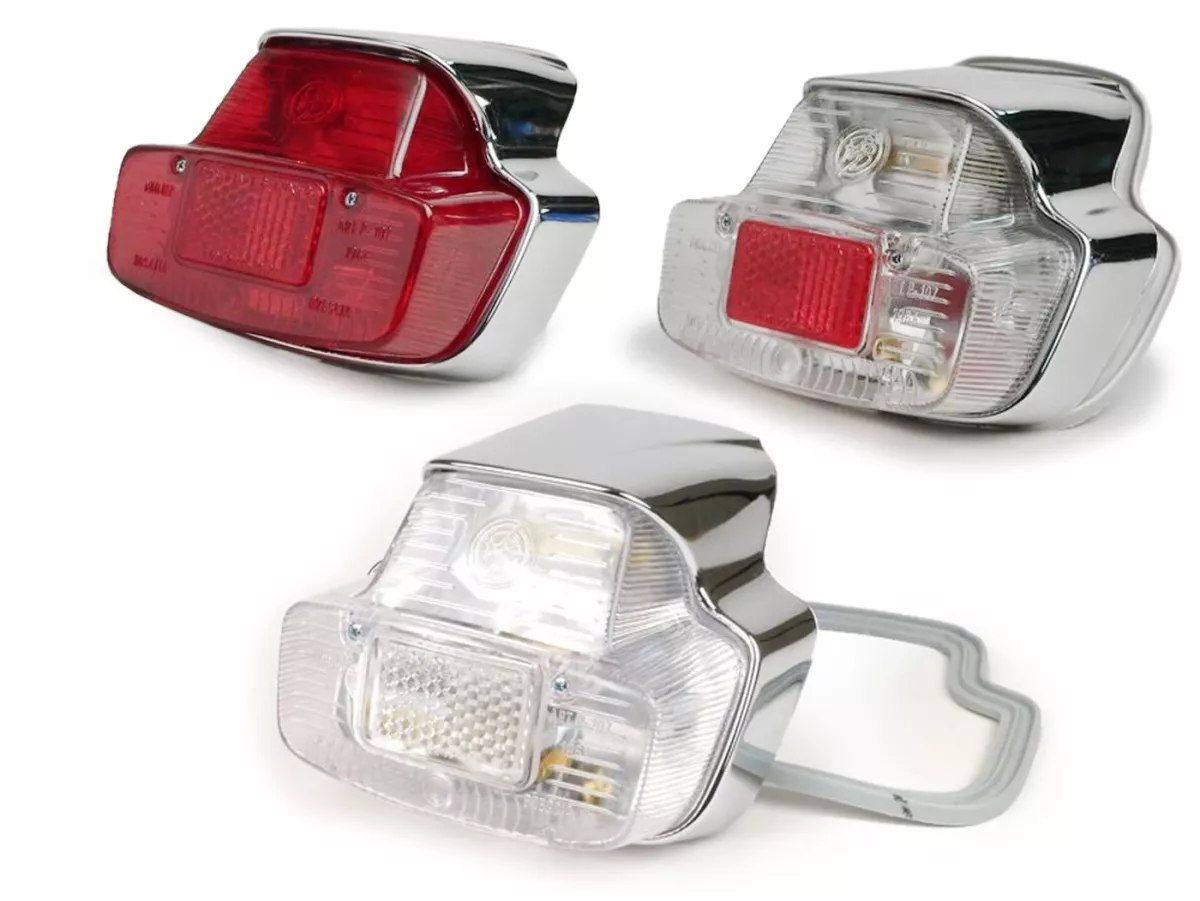 Lampu belakang -BOSATTA Vespa Antique- Vespa 125 VNB (VNB6T), GL (VLA1T), Sprint (VLB1T hingga no. 025478), SS180 (VSC1T hingga no. 0018000) - Plastik besar -