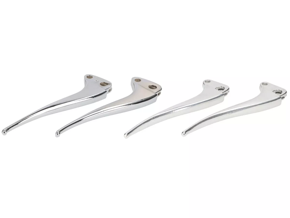 Brake and clutch lever set -OEM QUALITY, without ball end- Largeframe 1957-1968, Smallframe 1957-1968 -