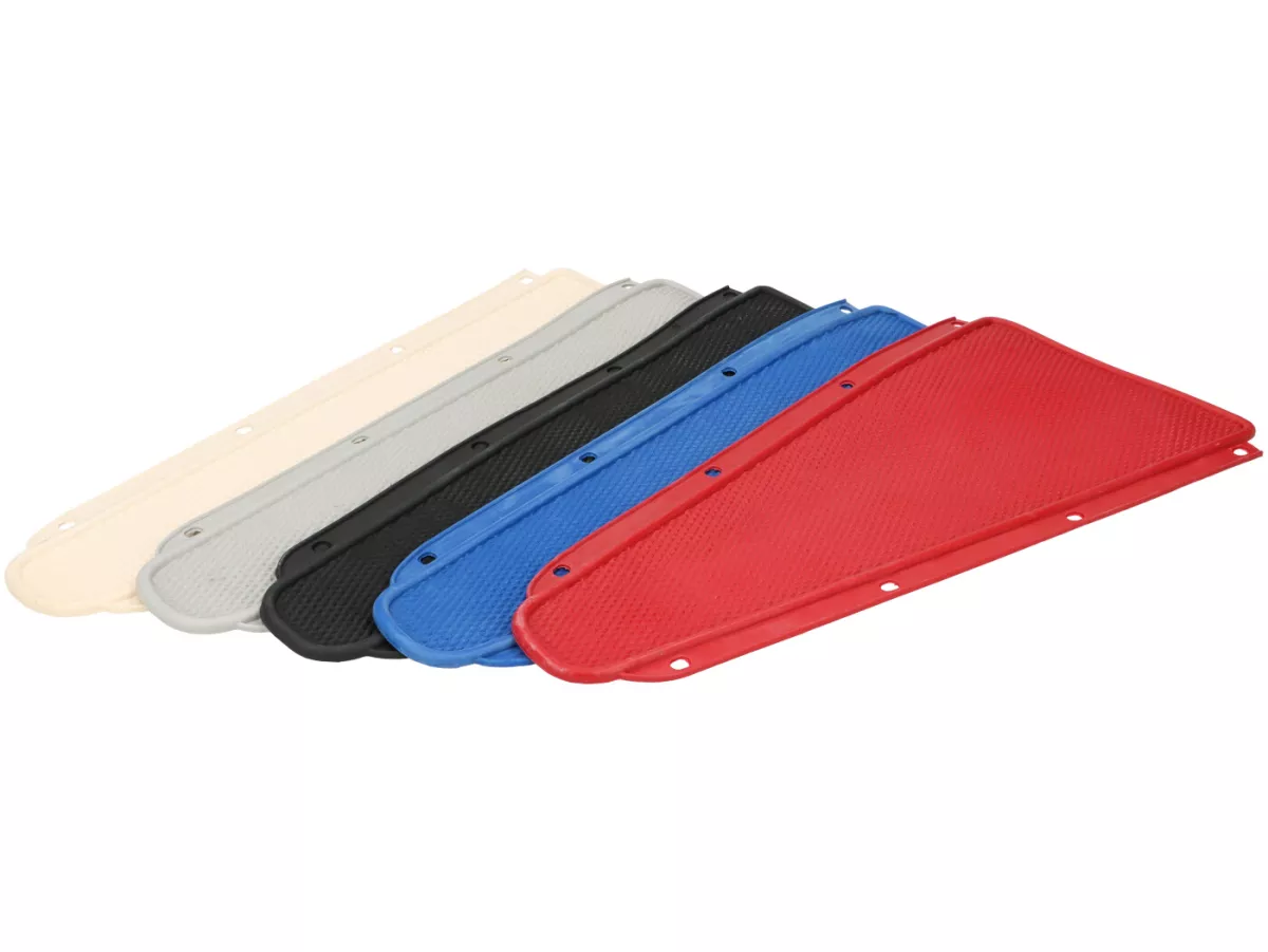 Doorstap vloermat -OEM KWALITEIT- Vespa Rally180 (VSD1T), Rally200 (VSE1T), Sprint150 (VLB1T), TS125 (VNL3T), GT125 (VNL2T), GTR125 (VNL2T), SS180 (VSC1T), GS160 / GS4 (VSB1T), Super, VNA, VNB, VBA, VBB