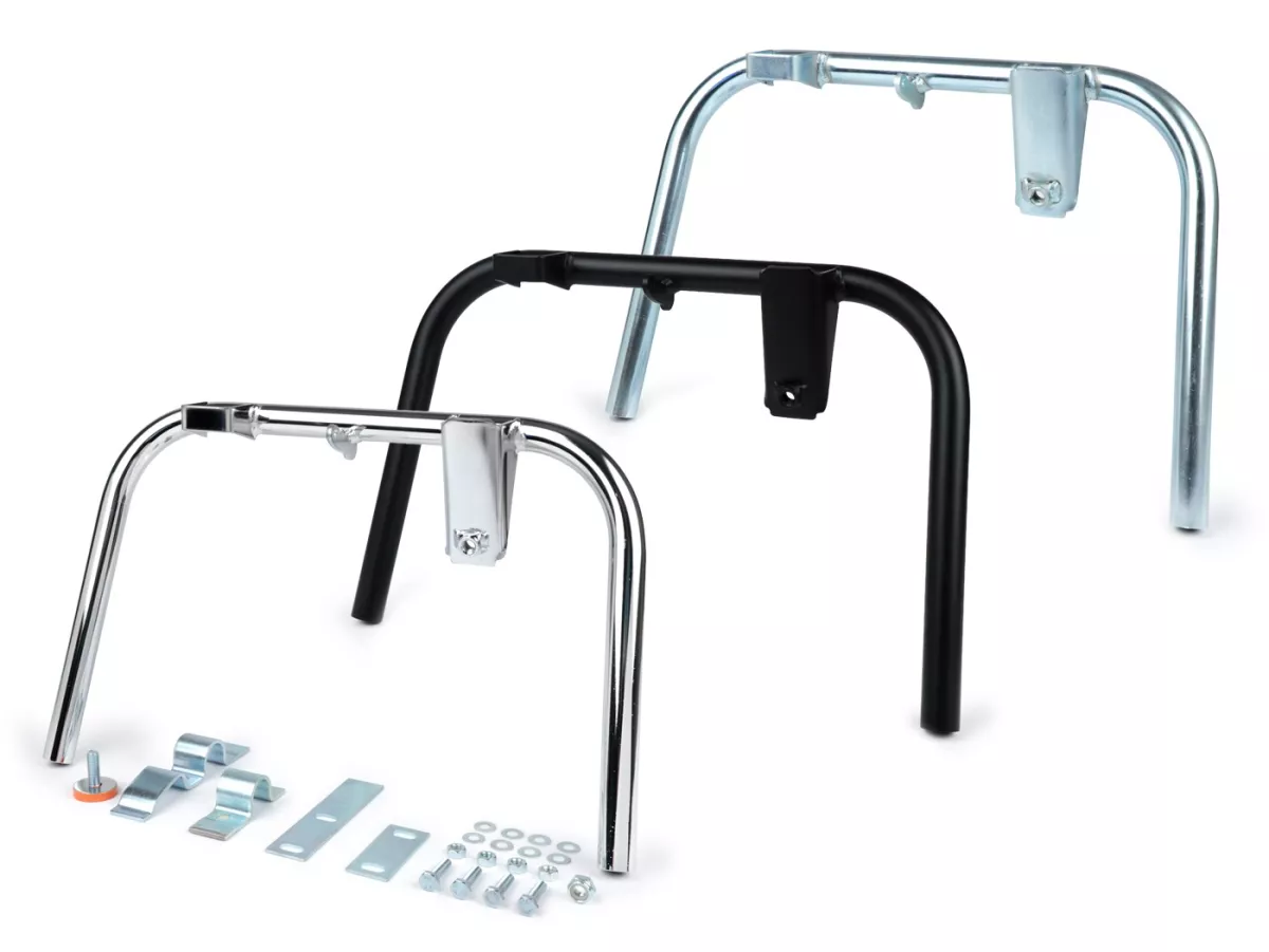 Caballete central -BGM PRO Soft Stop V2 System Ø=20mm- Vespa Smallframe (10) (1972-) V50, V90, PV125, ET3 -
