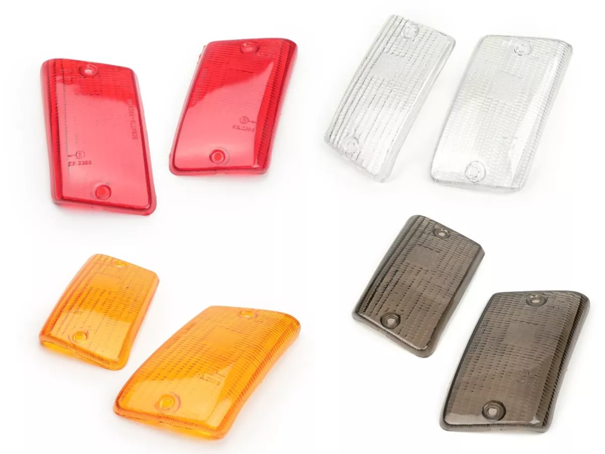 Pair of indicator lenses -BOSATTA- Vespa PK50 XL, PK125 XL rear -
