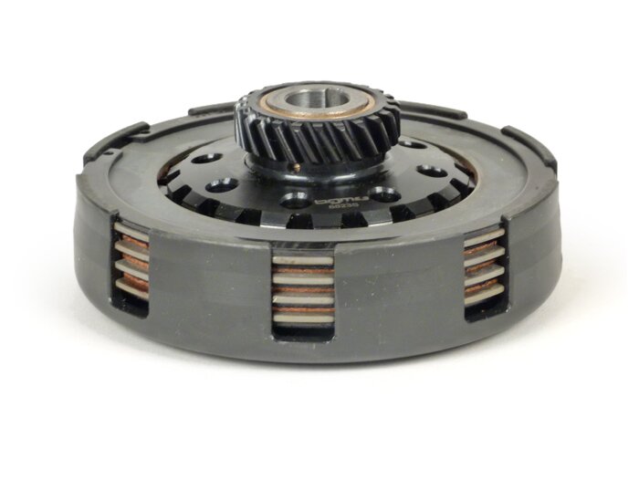 Clutch -BGM PRO Superstrong Ultralube Touring STD - lining Cosa2 (steel/cork)- for primary wheel 67/68Z - Vespa PX80, PX125, PX150, T5 125cc, Cosa, Sprint150, Rally180, GT125/GTR125, TS125, GL150, Super125 (VNC1 from Nr11001), Super150 -