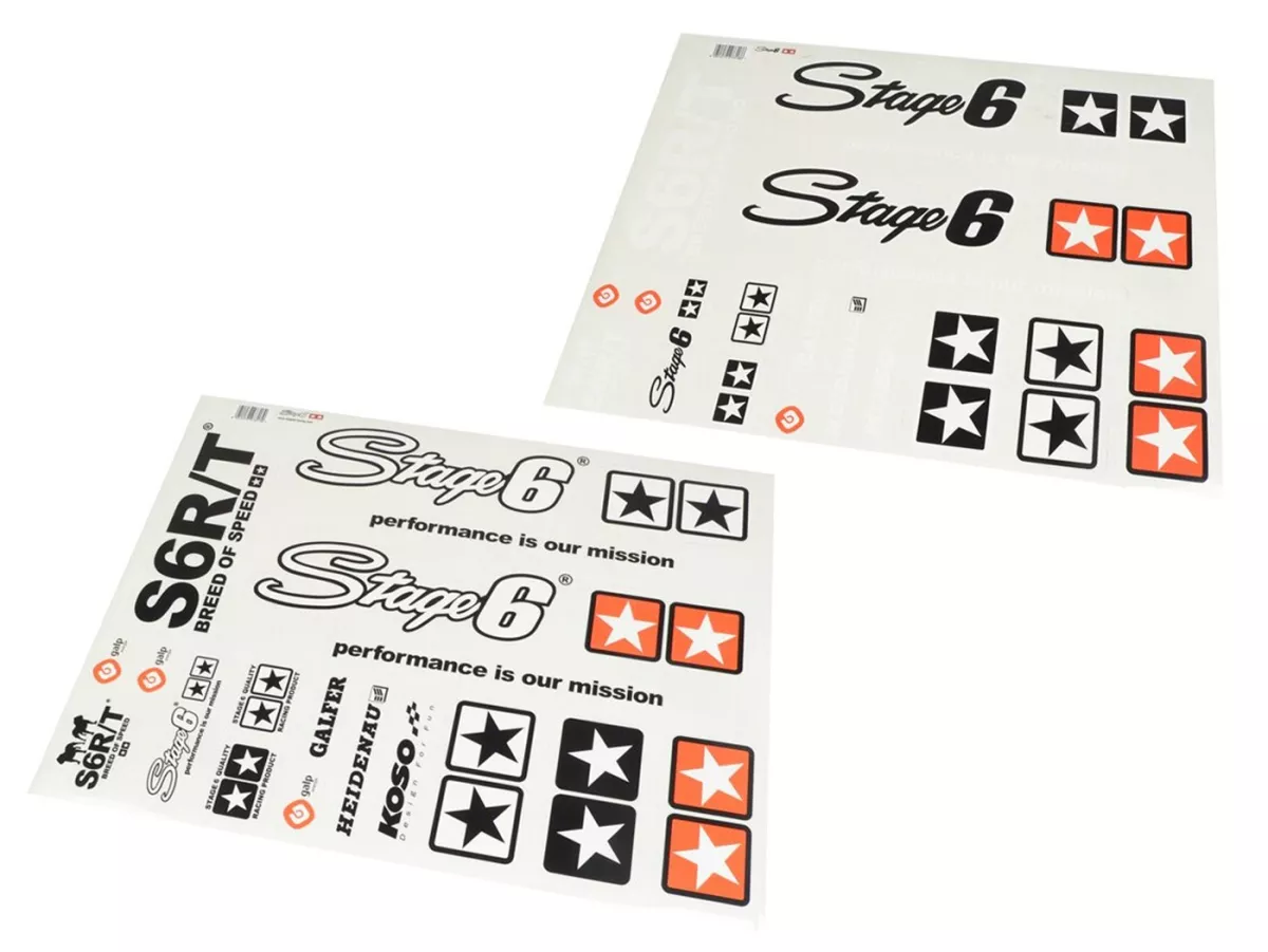 Juego de pegatinas -STAGE 6- 420x594mm para
