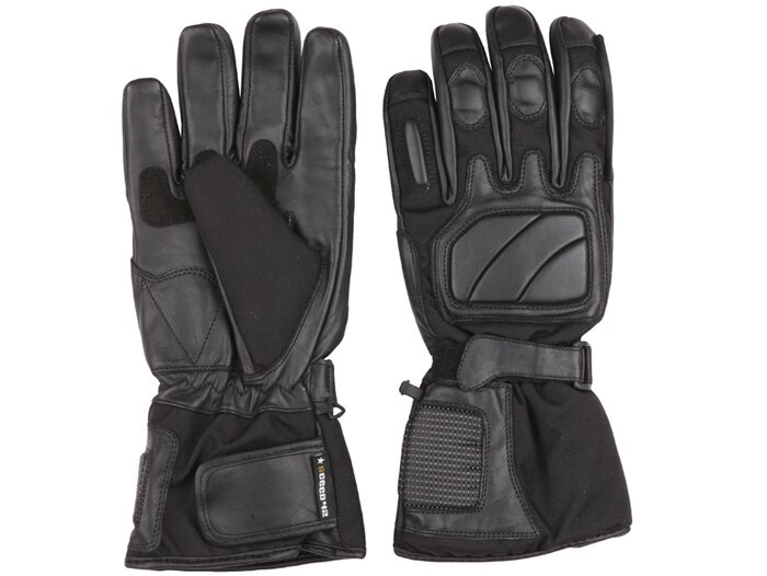 Guanti -SCEED 42 Freeze- in pelle con membrana, nero -
