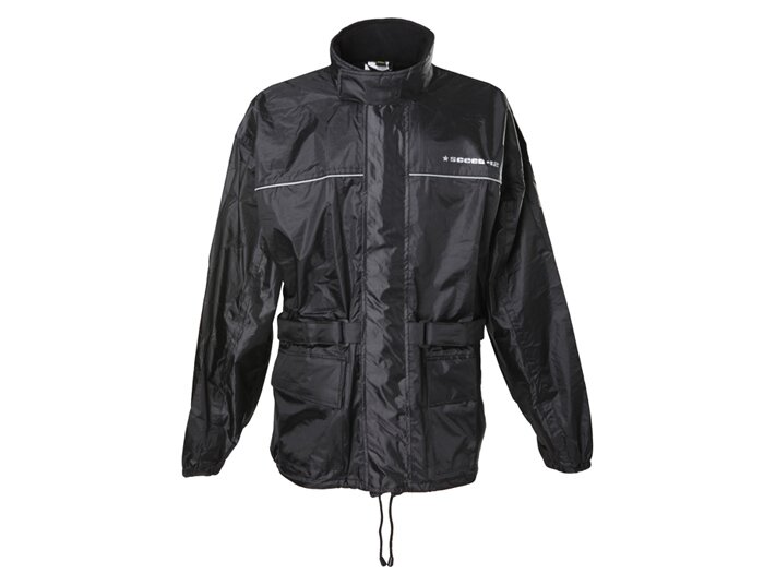 Regenjack -SCEED 42- textiel, zwart -