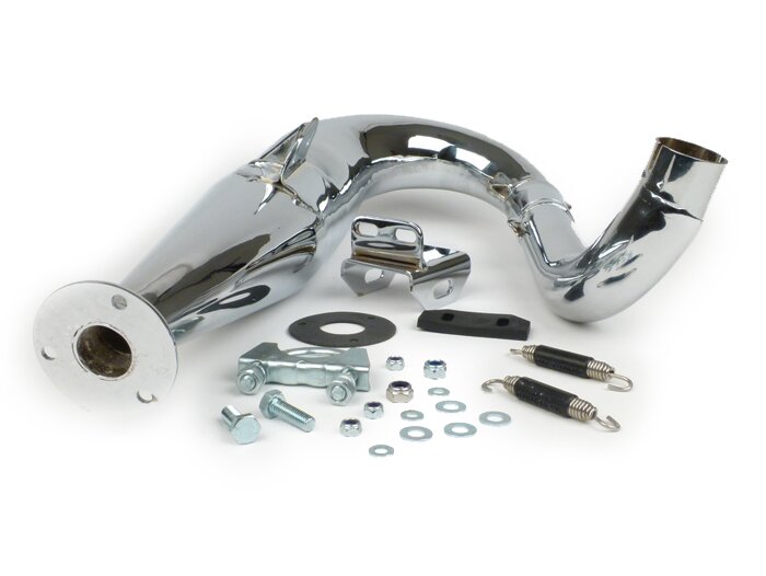 Escape (sólo cuerpo sin silenciador) -PM TUNING PM24 Evolution- Vespa PX80, PX125, PX150, TS, Sprint, Sprint Veloce, GT, GTR, Super, GL, VNA, VNB, VBA, VBB -