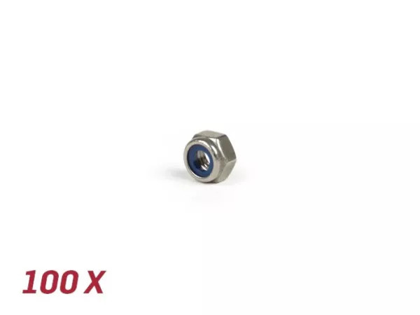 Ecrou Nylstop -DIN 985 inox- 100 unité -