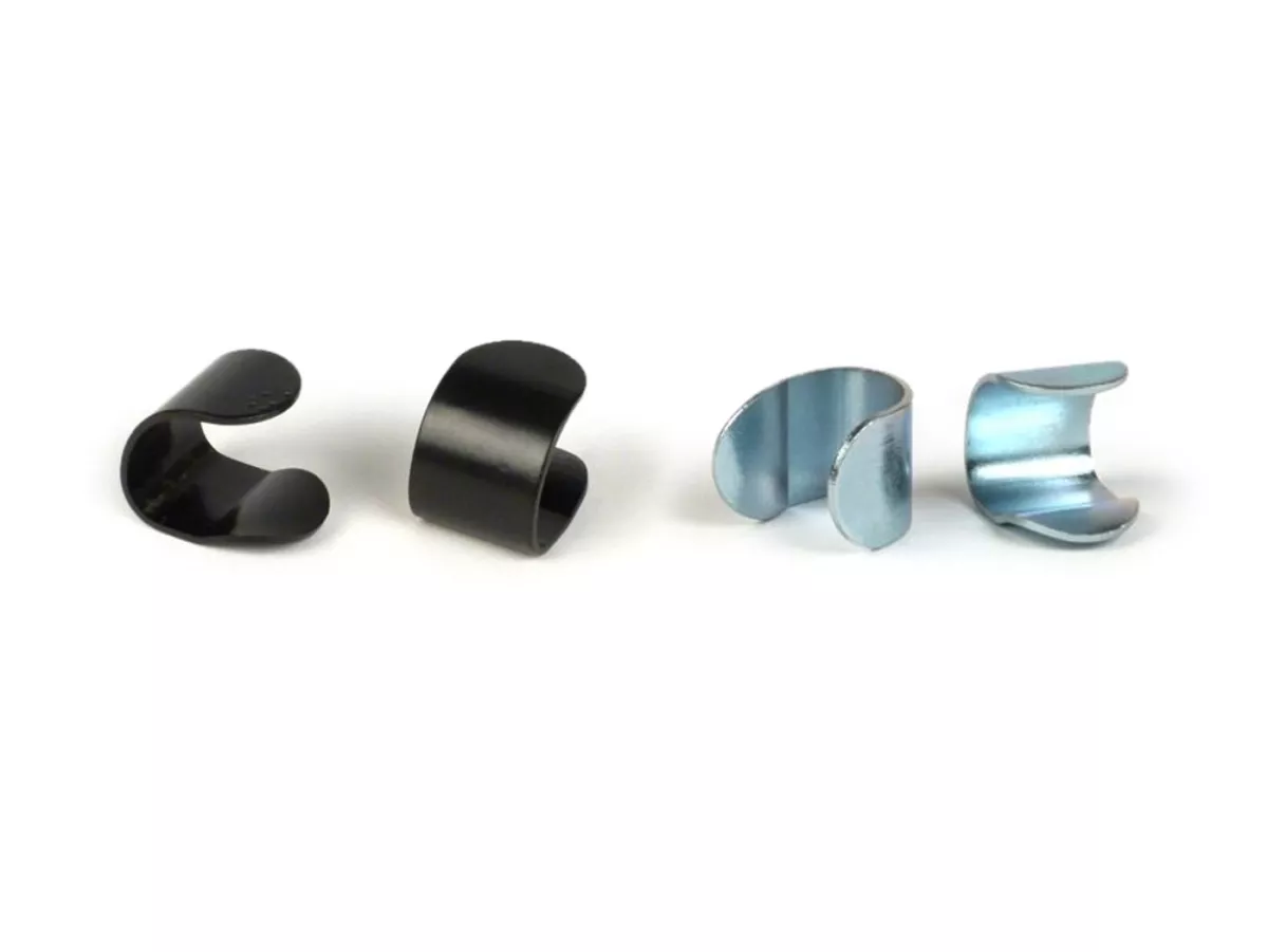 Clamp set for leg shield rubber -OEM QUALITY- Vespa universal -