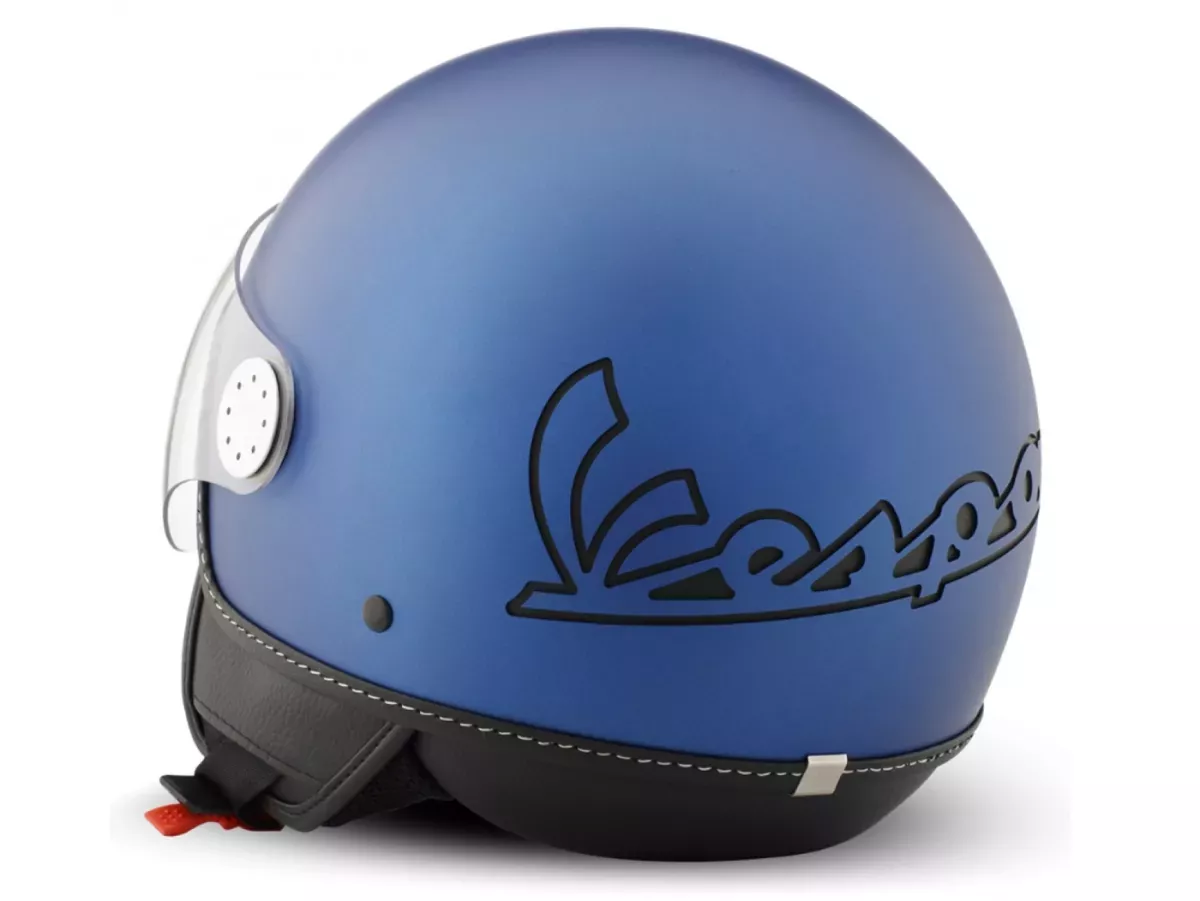 Vespa 50cc Scooter Helmet Helmet -VESPA Visor Vivace Blue (297/A