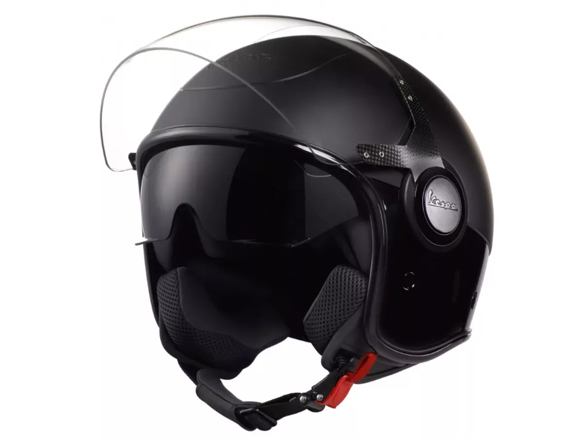 Helm -VESPA VJ- Jethelm, Nero / Nero Opaco - Jethelm, Nero / Opaco