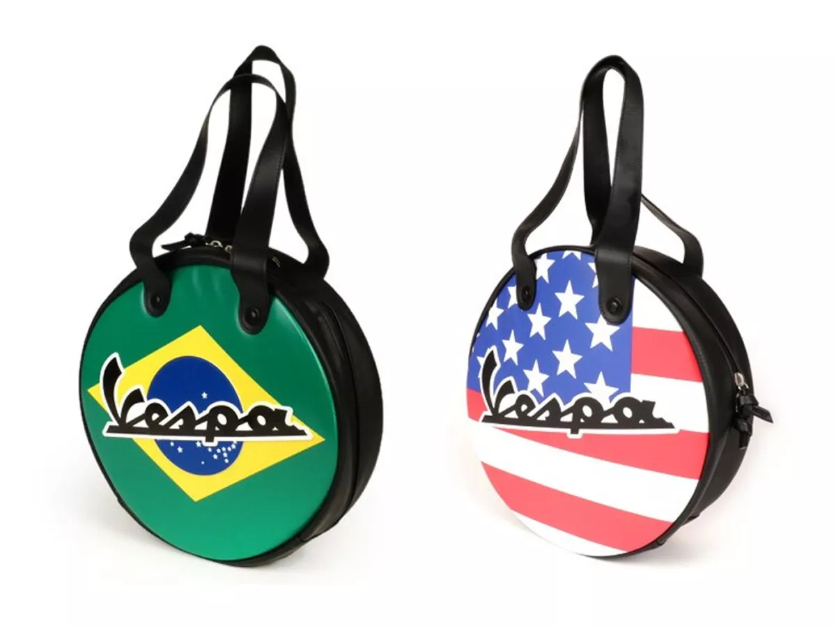 Tas -VESPA Ø35cm- zwart -