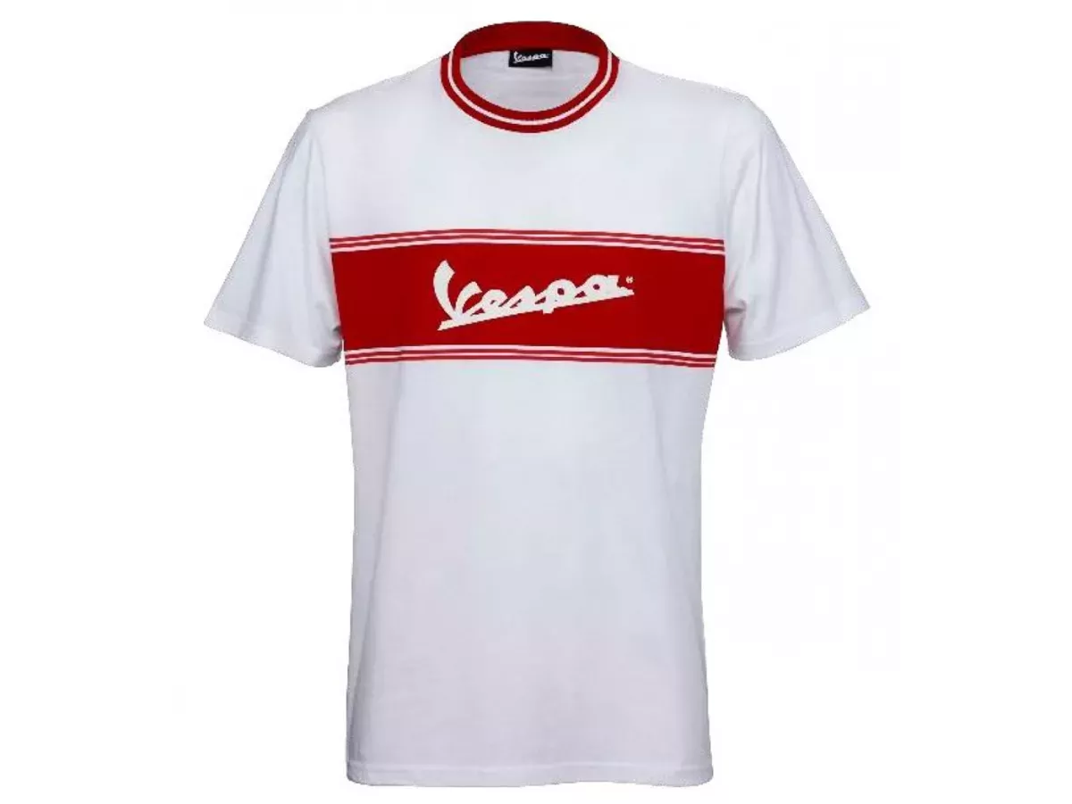 T-shirt -VESPA Racing Sixties- vit