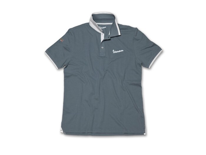 Polo-Shirt Men -VESPA- grey -