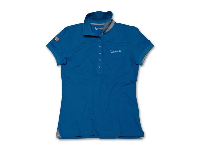 Polo shirt women -VESPA- blue -