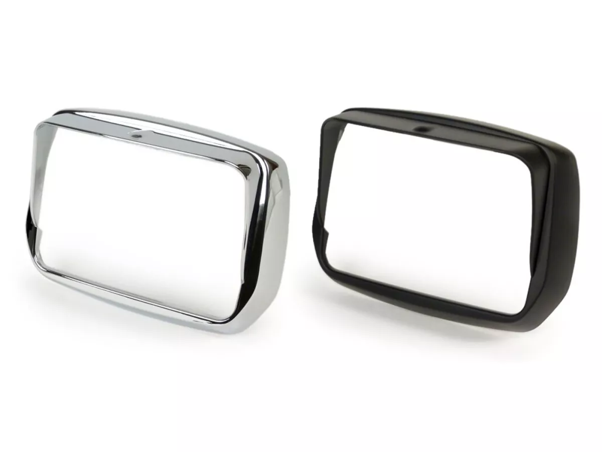 Head light rim with visor -MOTO NOSTRA- Vespa S50, S125, S150 -