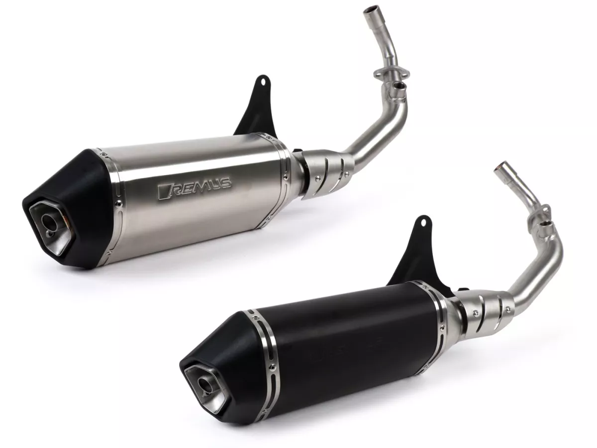 Knalpot -REMUS (dengan konverter katalitik) Ø = 65mm- Vespa Vespa Primavera 125-150ie 3V iGet (2016-, Euro 4), Vespa Sprint 125-150ie 3V iGet (2016-, Euro 4) -