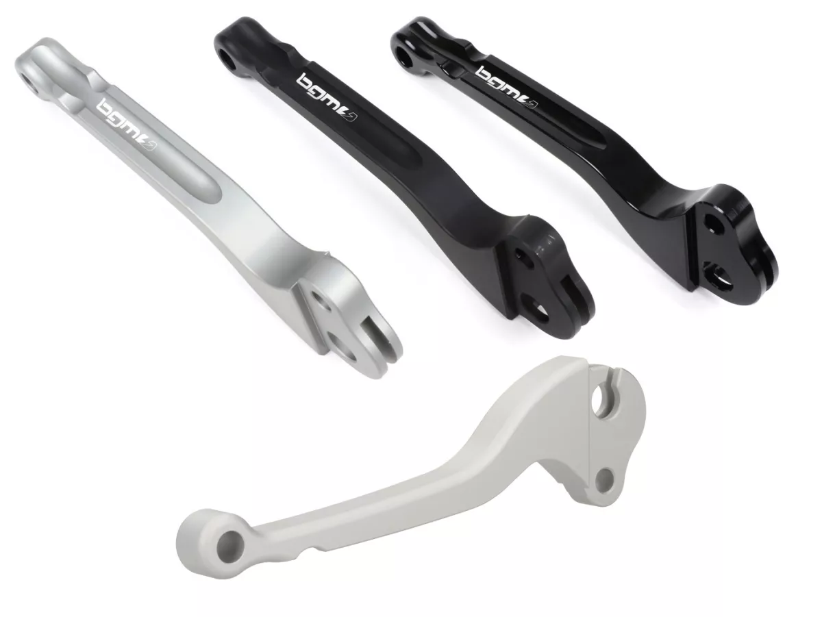 Leva della frizione -BGM PRO CNC- Freno a tamburo- Vespa Largeframe 1957-1998 - PX, T5, Sprint, Rally, GT, GTR, TS, VNA, VNB, VBB, VBA, GS, SS180, Smallframe 1963-1989 V50, 50N, V90, PV125, ET3, PK S, PK XL1 -