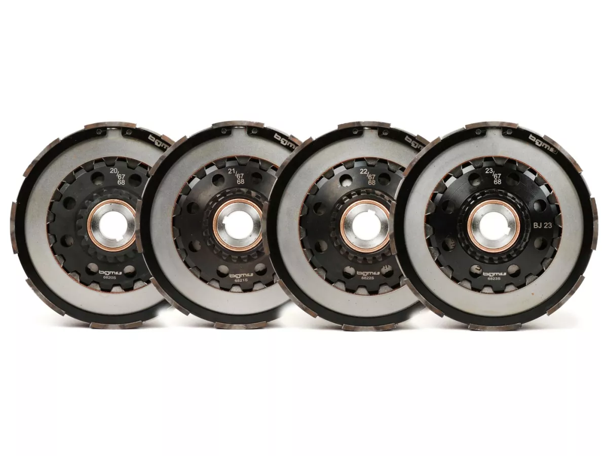 Embrayage -SC, Largeframe, type Cosa2/FL- pour pignon élastique de 67/68 dents - Vespa PX80, PX125, PX150, T5 125cc, Cosa, Sprint150, Rally180, GT125/GTR125, TS125, GL150, Super125 (VNC1, 11001-), Super150 -