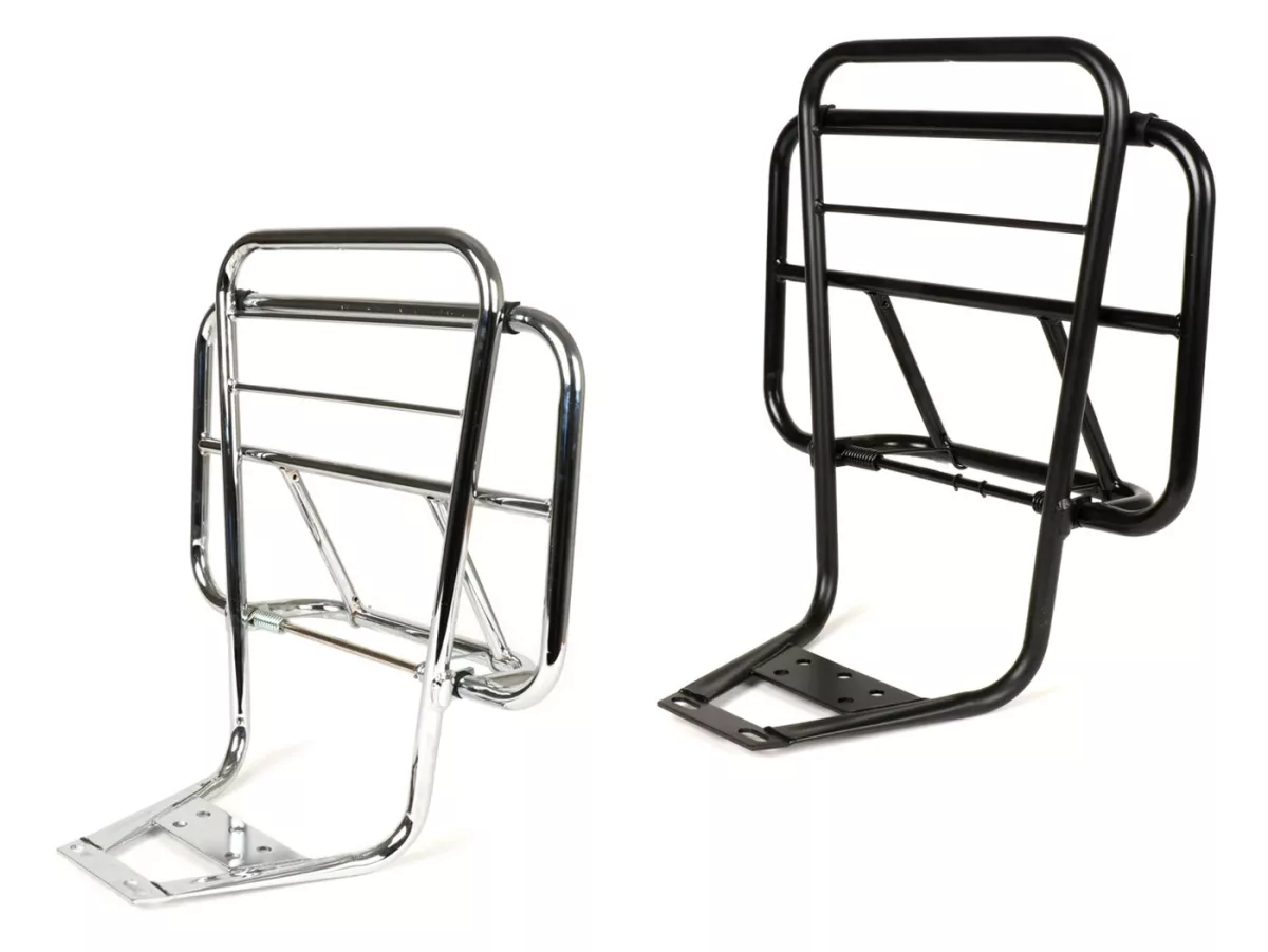 Rack with backrest -WESTERNLINE V2- Vespa PX80, PX125, PX150, PX200 -