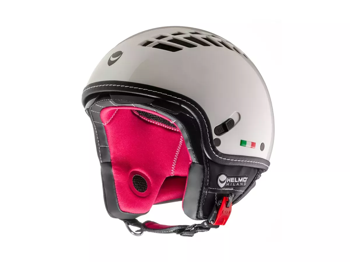 Helm -HELMO MILANO- Demi Jet, ViaColVento, parelmoer wit -HELMO MILANO- Demi Jet, ViaColVento, parelmoer wit