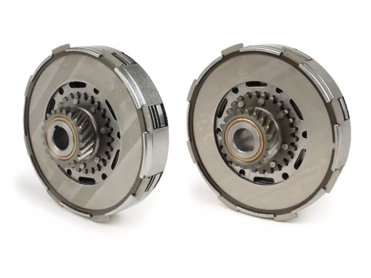 Koppling -VESPA typ 7 fjädrar (Ø115mm)- för original primärhjul (spiralformad tandning) 67/68 tänder- 4-skivig -