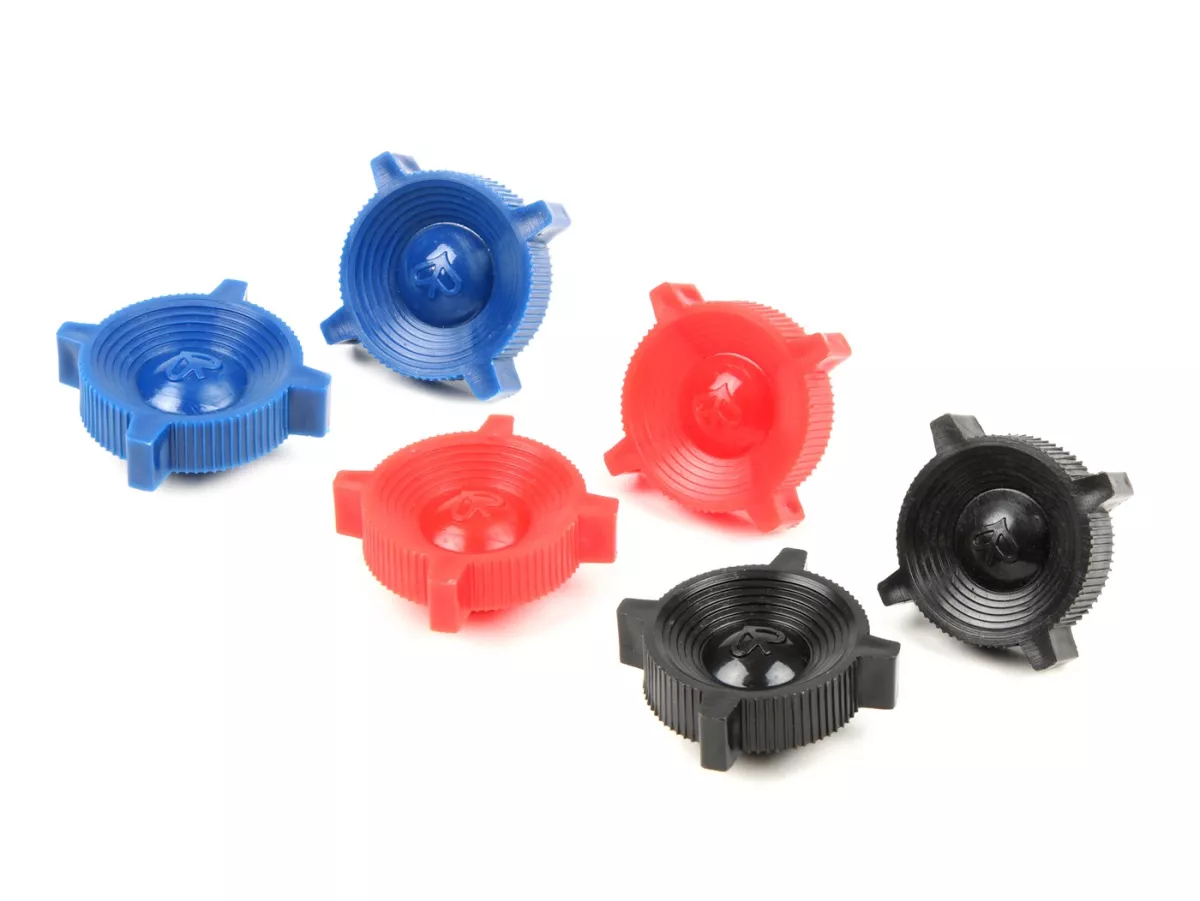 Juego de tuercas de plástico para barra de protección trasera -AMS CUPPINI M8- Vespa Smallframe, Largeframe -