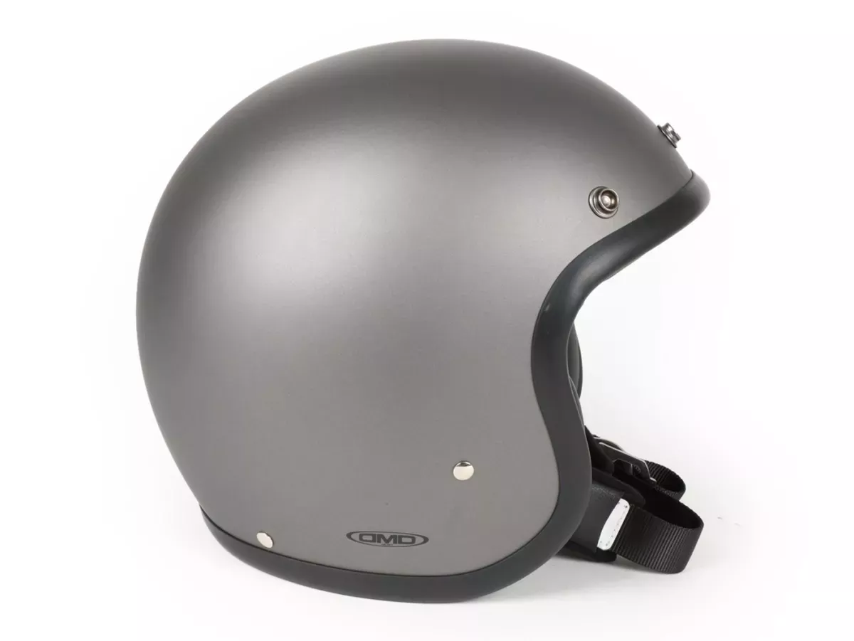 Helmet -DMD Jet Vintage- open face helmet, vintage - Matt Grey -