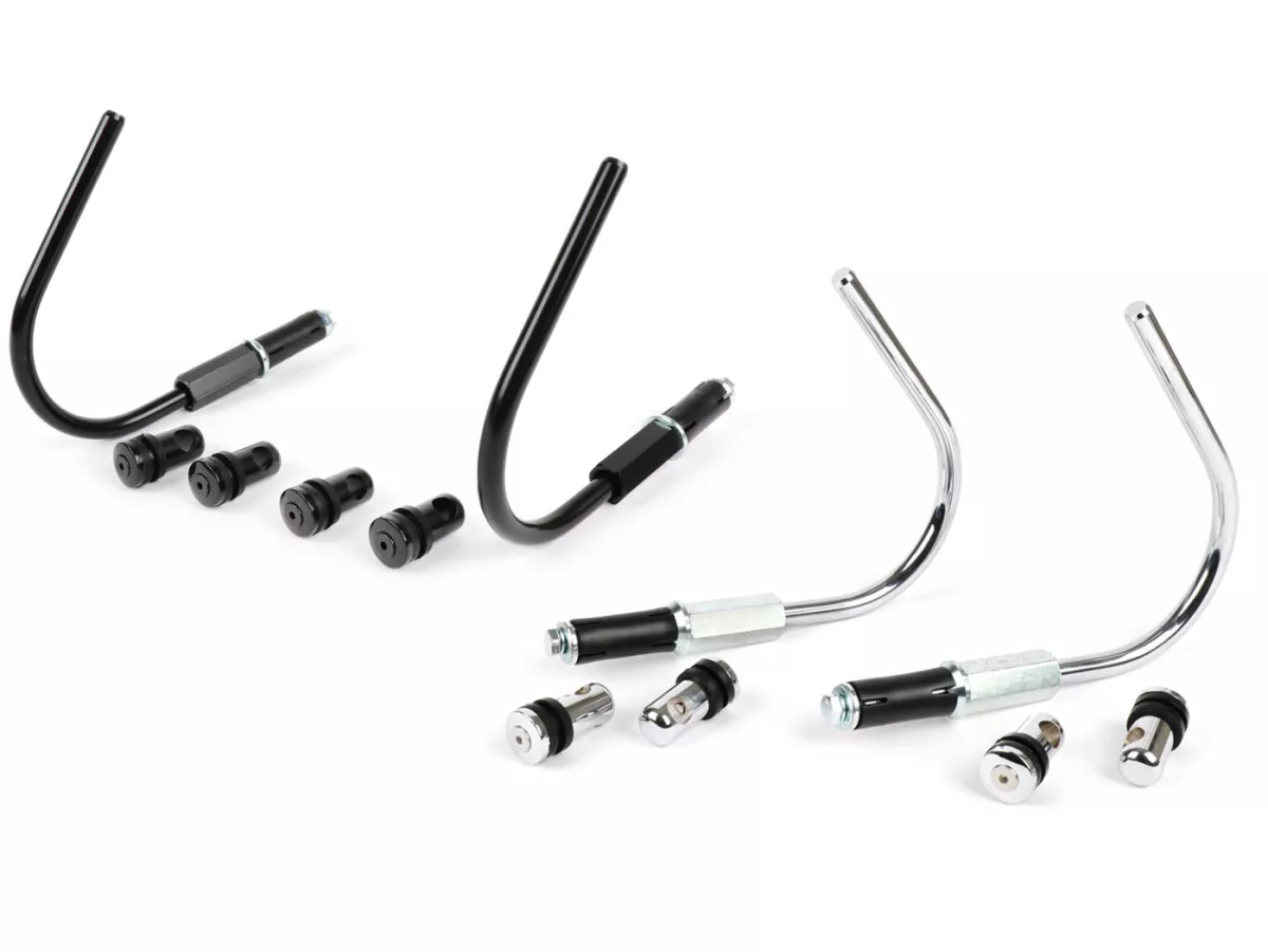 Fäste för vindruta -MOTO NOSTRA, b=300mm, h=105mm- Vespa GT, GTL, GTS, GTS Super, GTS 125-300cc HPE (-2022) -