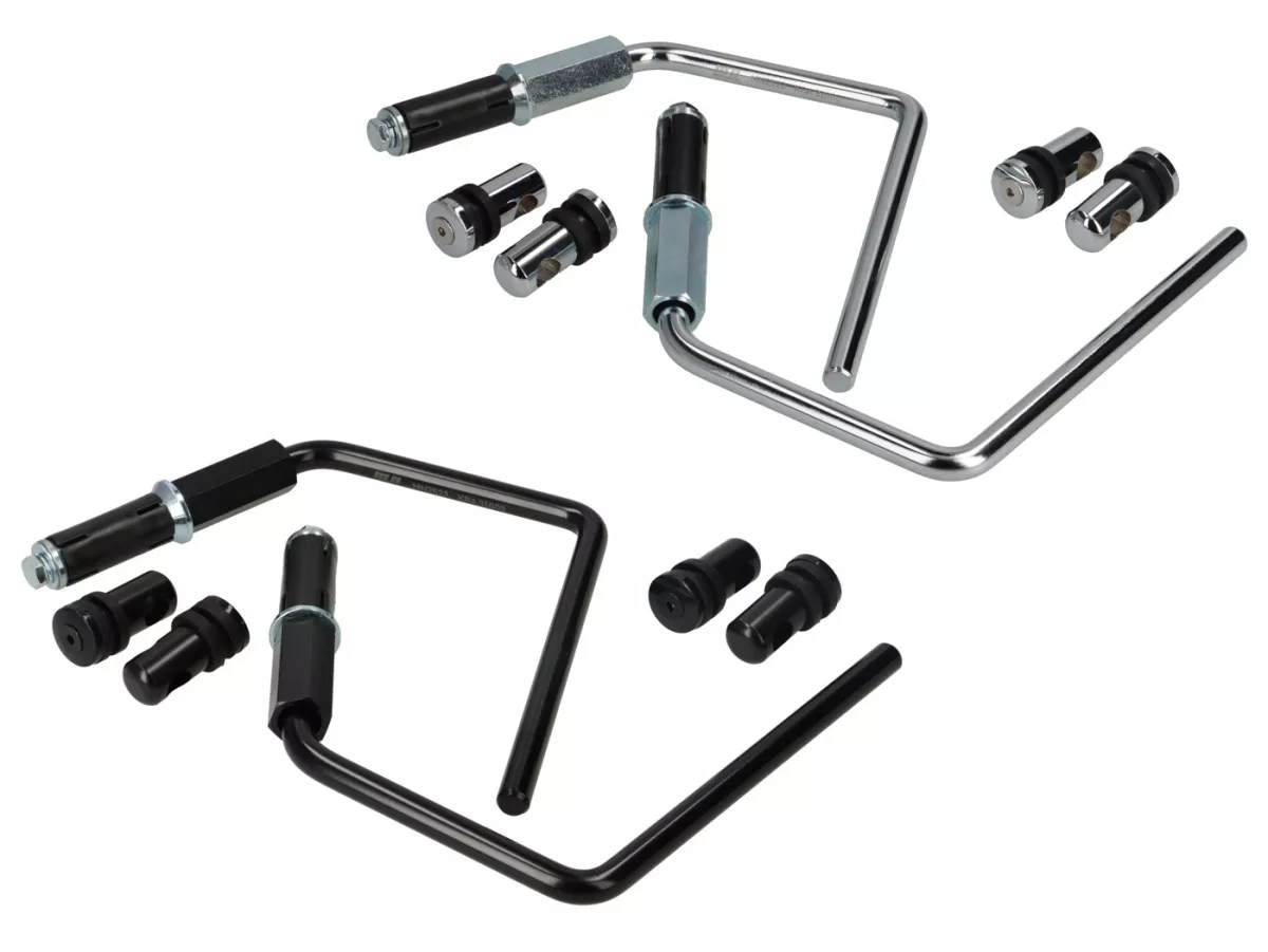 Bracket for flyscreen -MOTO NOSTRA, w=293mm, h=101mm- Vespa GTS, GTS Super, GTS 125-300cc HPE (2022-)  -