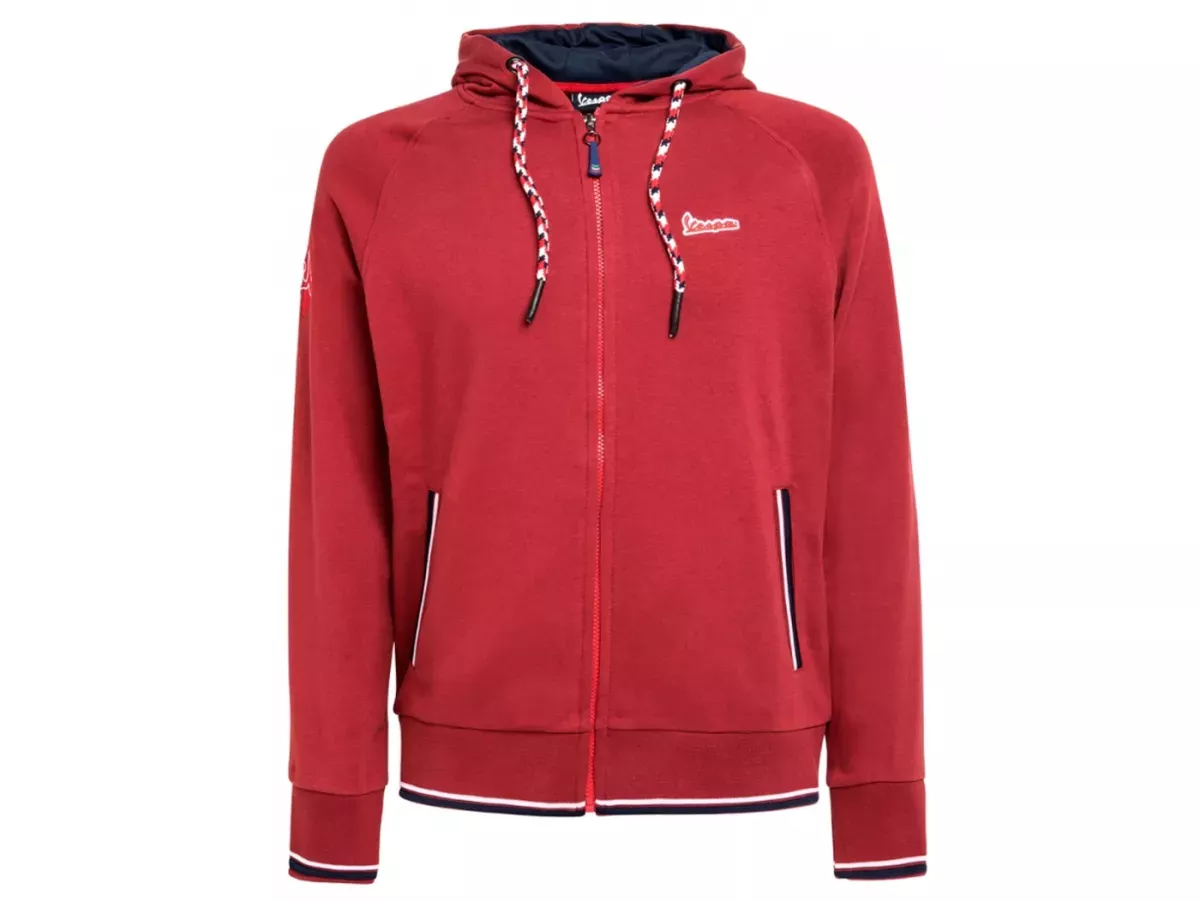 Hoodie -VESPA Modernist- red