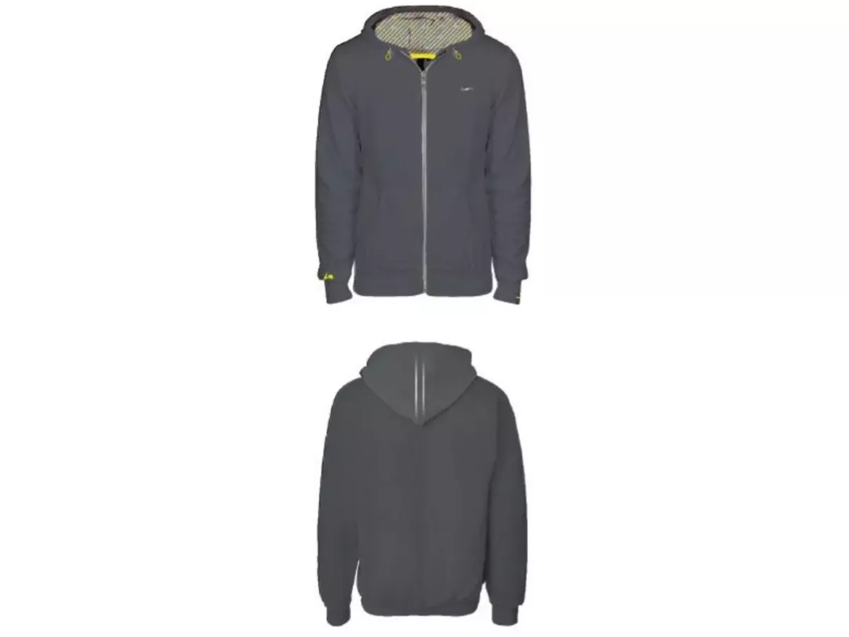 Hoodie -VESPA- Dames Grafische Collectie - grijs -