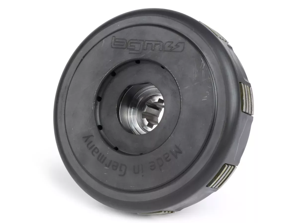 Embrayage -BGM PRO Superstrong 2.0 CR80 Ultralube SPORT Alu, Vespa Largeframe Type Cosa2/FL- pour pignon élastique BGM PRO de 62/63 dents (droites)- (Typ mit Verzahnung für Kurbelwelle Pinasco 250/251) -