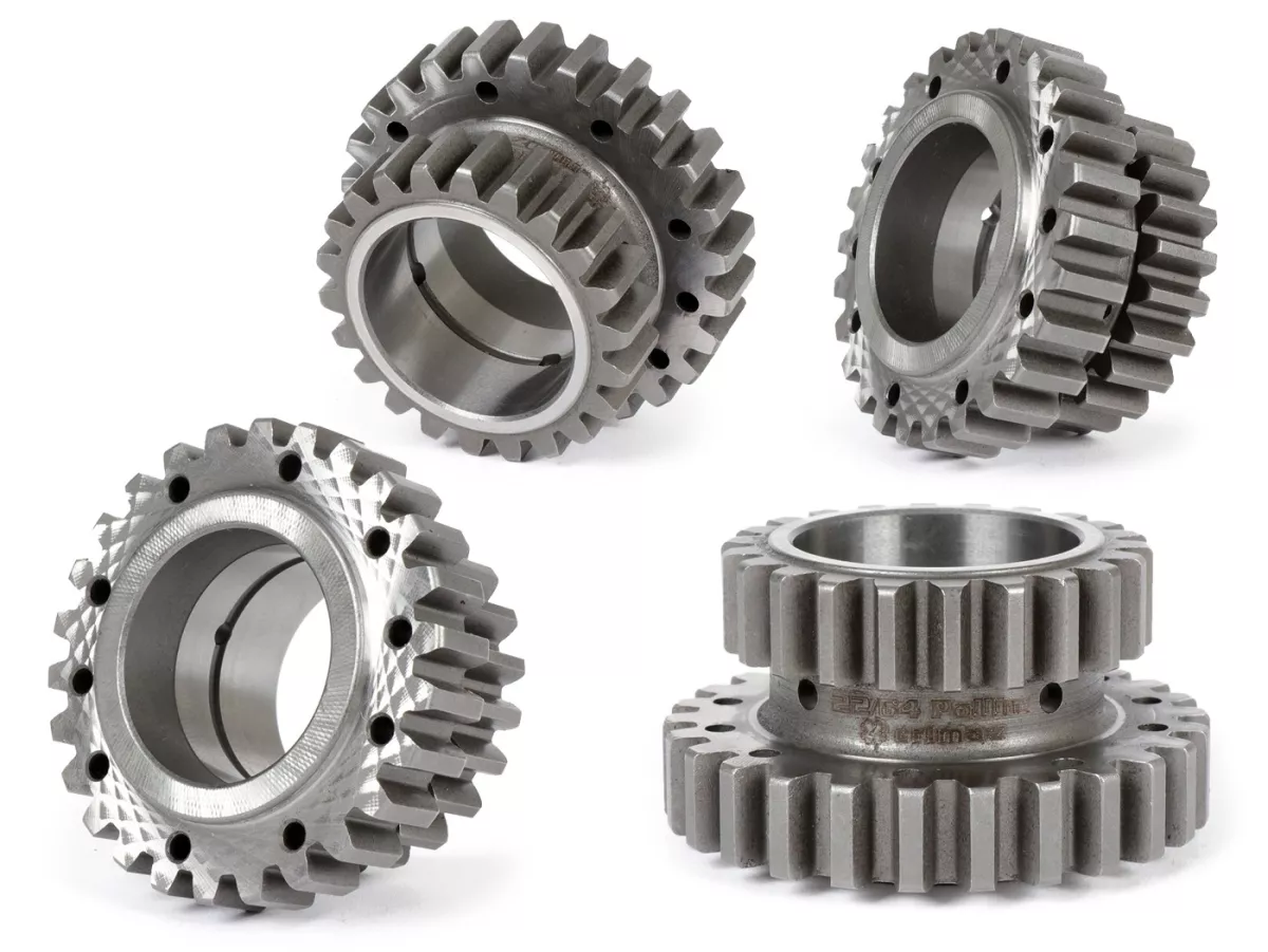 Pinion kopling untuk kopling Kingshaft/Crimaz CMX -CRIMAZ yang diperkuat / bergigi lurus- Vespa Largeframe PX, Rally, Sprint, Cosa, T5, LML 2T -