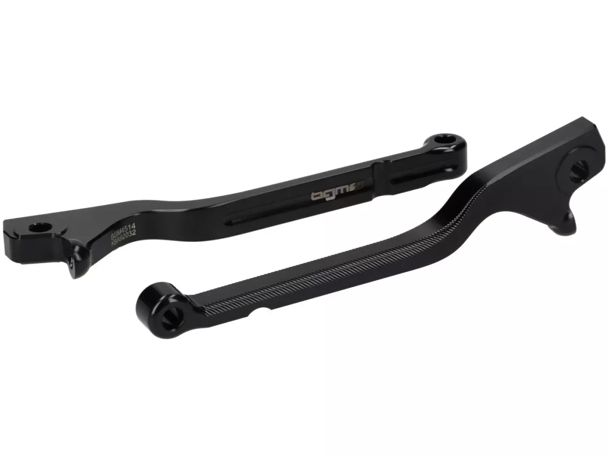 Brake lever set -BGM PRO CNC Sport, long (165mm)- Vespa GT, GTL, GTS 125-310 - (from 2023 with Nissin brake system)-