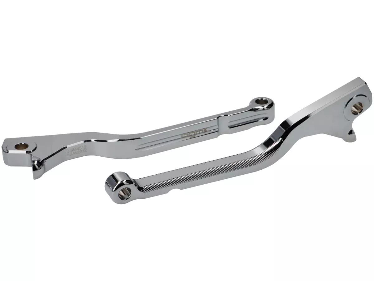 Brake lever set -BGM PRO CNC Sport, long (165mm)- Vespa GT, GTL, GTS 125-310 - (from 2023 with Nissin brake system)-