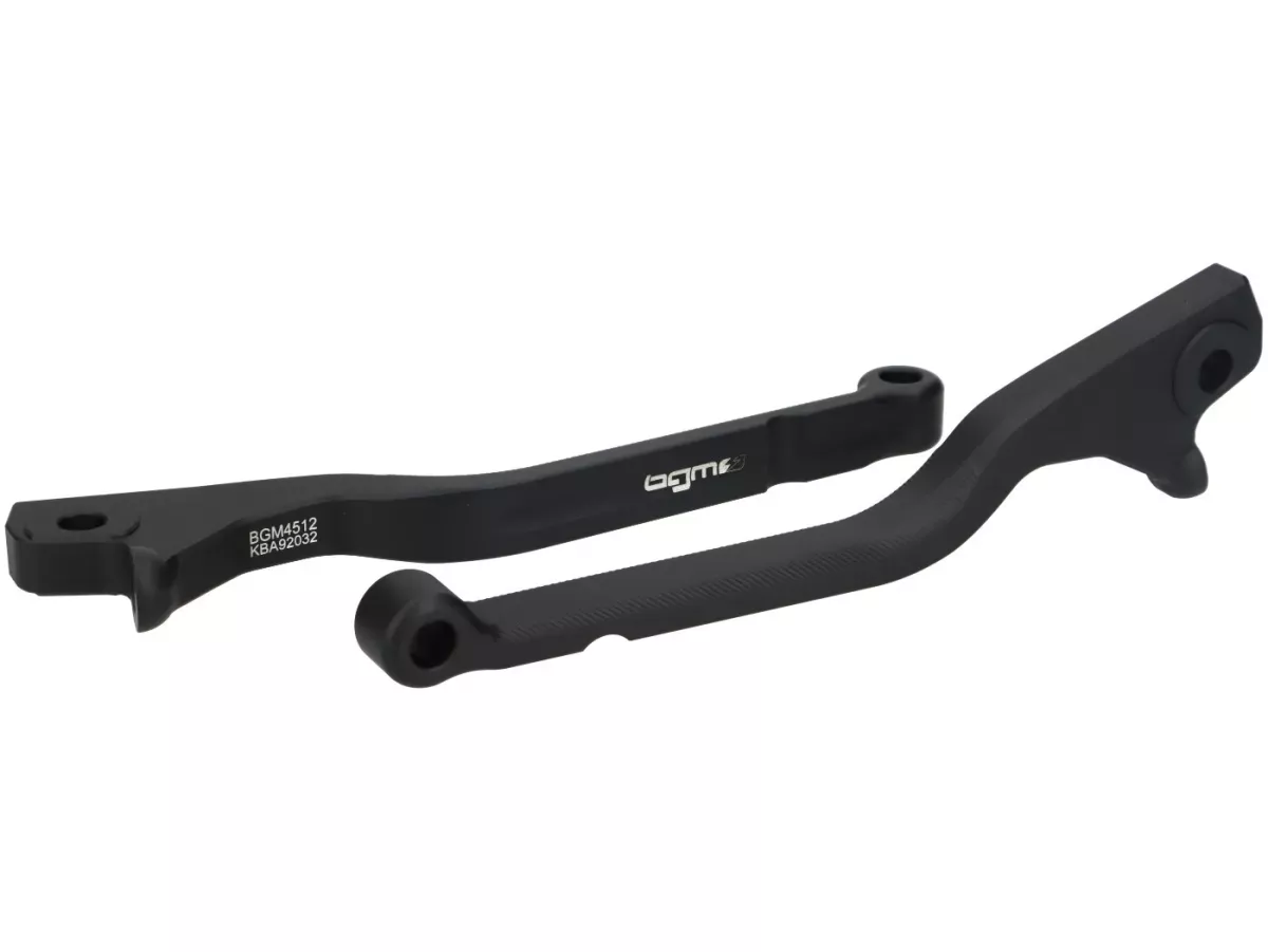 Brake lever set -BGM PRO CNC Sport, long (165mm)- Vespa GT, GTL, GTS 125-310 - (from 2023 with Nissin brake system)-