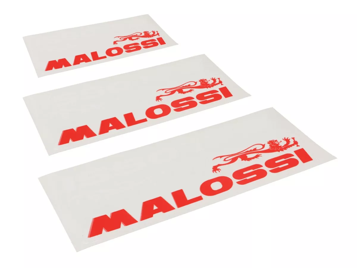 Sticker set -MALOSSI lion red/white-