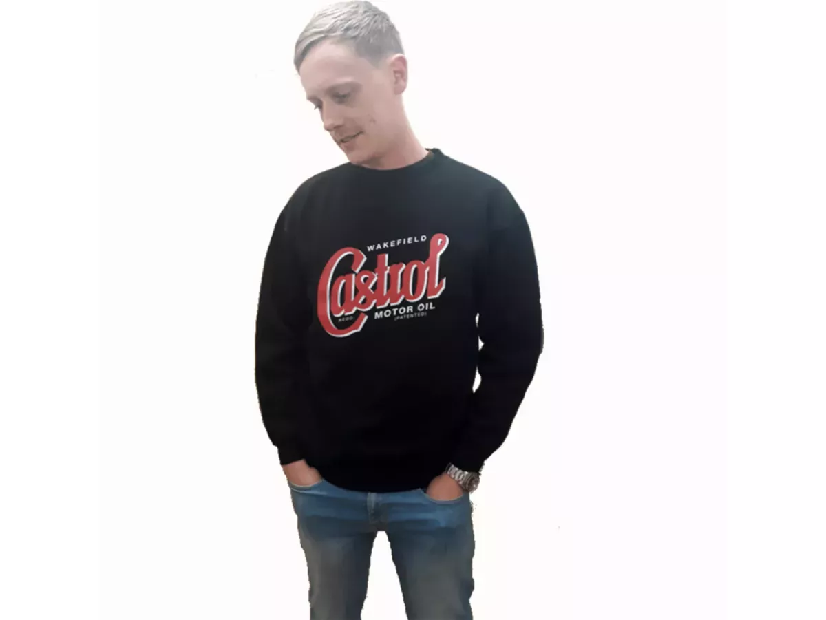 Sweatshirt -CASTROL, Classic- black -