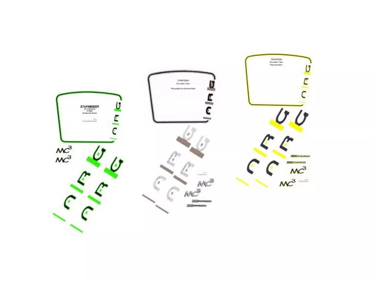 stickerset -PIAGGIO- Piaggio NRG MC3 - Piaggio NRG MC3