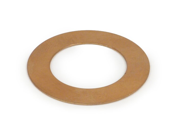 Tryckbricka vevaxel / vevstake -PIAGGIO- 22x0,5mm - Vespa PX, Cosa, Lambretta - koppar