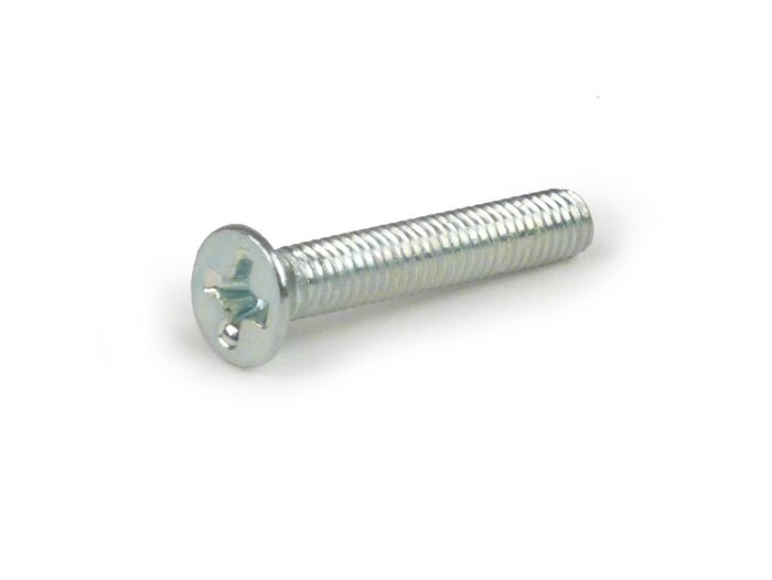 Verzonkenkop kruiskopschroef -DIN965- M3 x 18mm - Vespa PX Lusso, 98, My, 2011 - gegalvaniseerd (gebruikt voor powerstartschakelaar / startknop / elektrische starter)