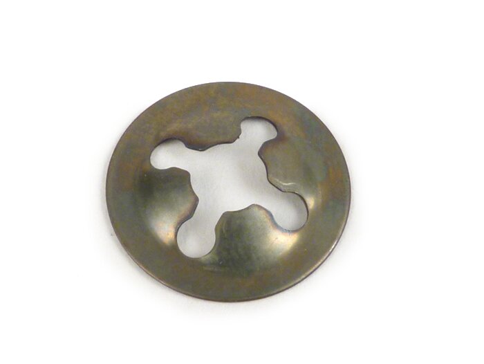 Fjädermutter rund -PIAGGIO- Øytter: 15mm, Øinner: 4,6mm (används för reflektor stänkskärm Vespa PX 2011)