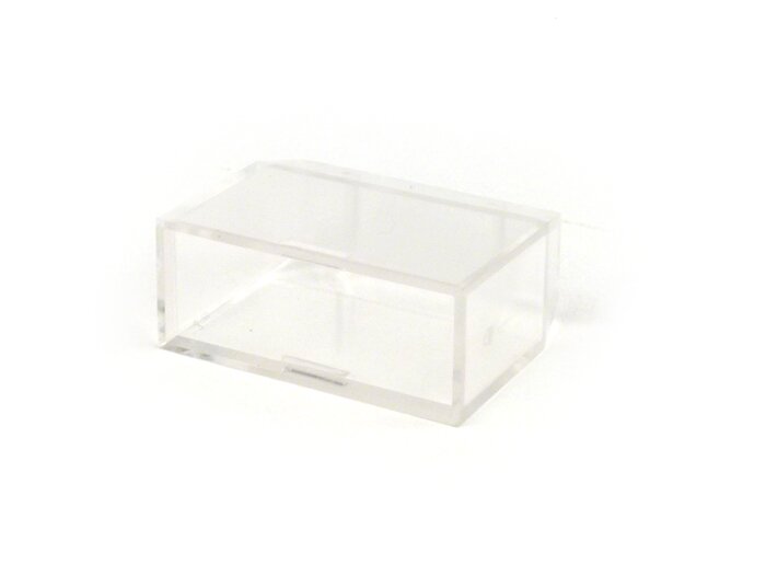 Cover cap fuse housing -PIAGGIO- transparent (used for fuse housing with 1 male spade connector)