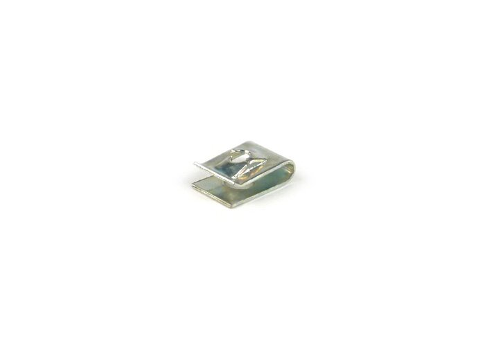 Plate -PIAGGIO- Ø=2.9mm - 8x12mm (used for horn cover badge Vespa P-range (-1984))