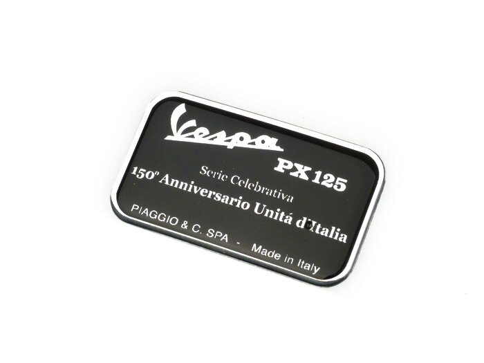 Stiker -PIAGGIO- 150° anniversario unita d'Italia - 70x40mm