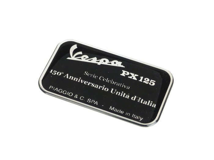 Stiker -PIAGGIO- 150° anniversario unita d'Italia - 70x40mm