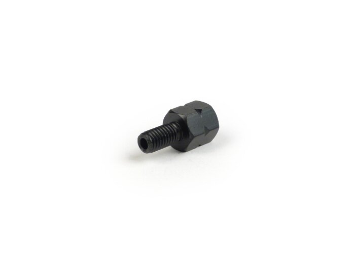 Mirror has right-hand thread M8 to be mounted in M8 left-hand thread