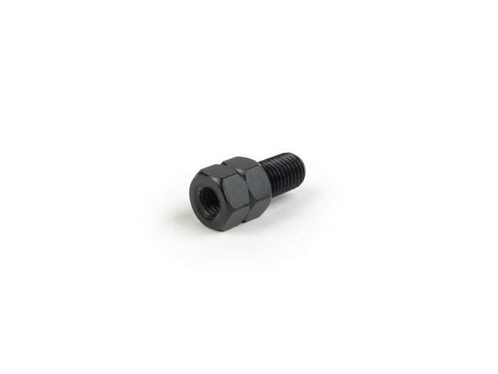 Mirror has left-hand thread M8 to be mounted in M10 right-hand thread